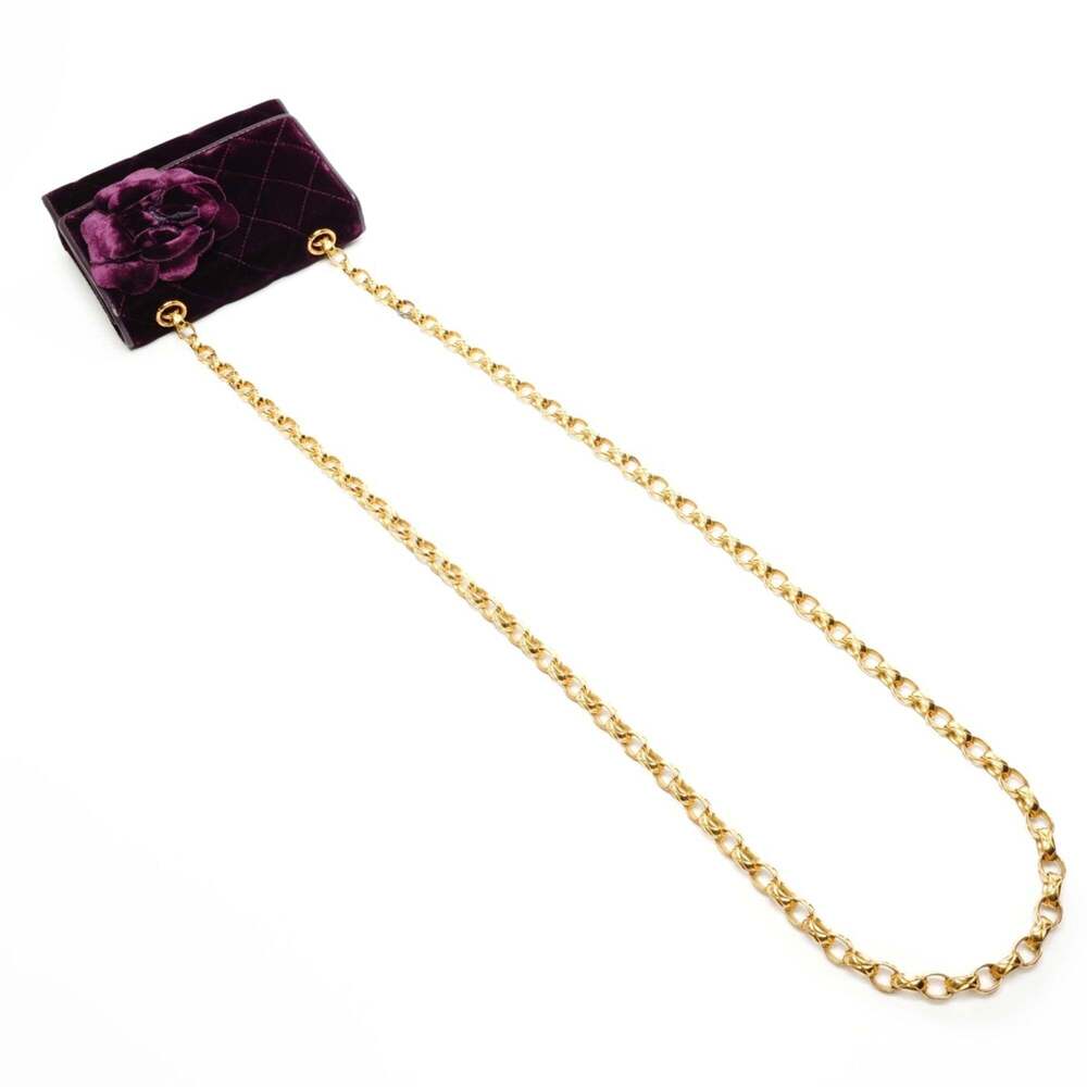 CHANEL Purple Shoulder Bag - Picture 8 of 12